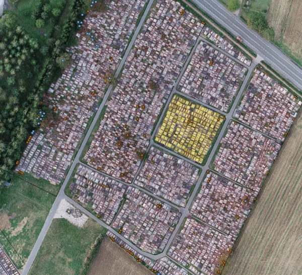 Ortofotomapa wykonana przez SpaceScan