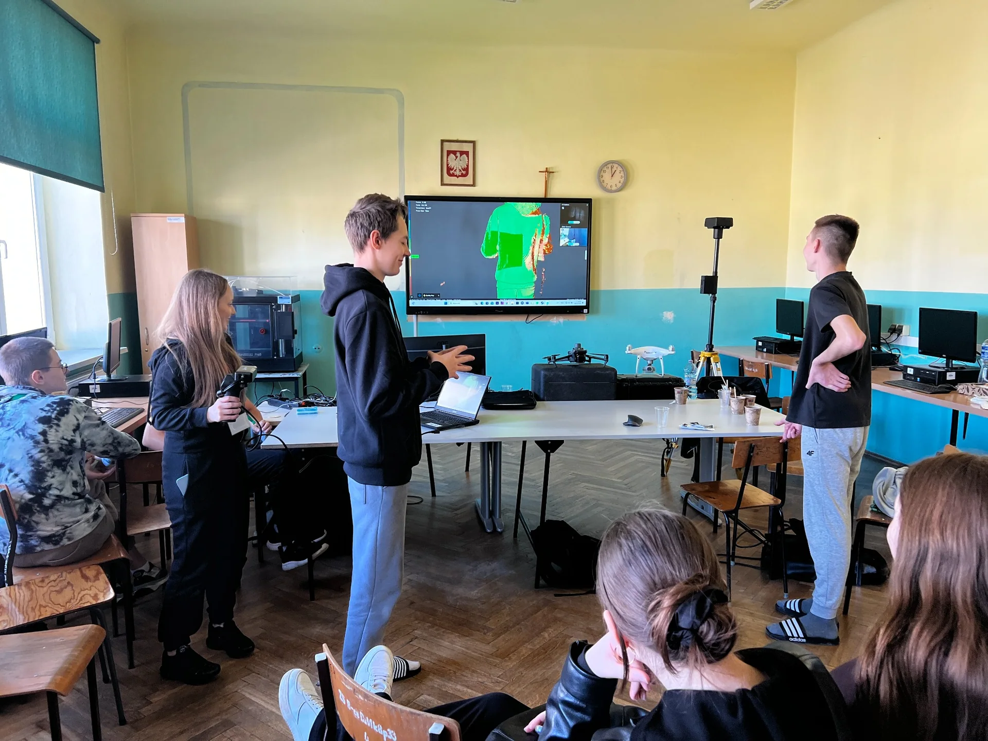 Praktyczne zajęcia ze skanowania 3D i pracy z danymi pomiarowymi